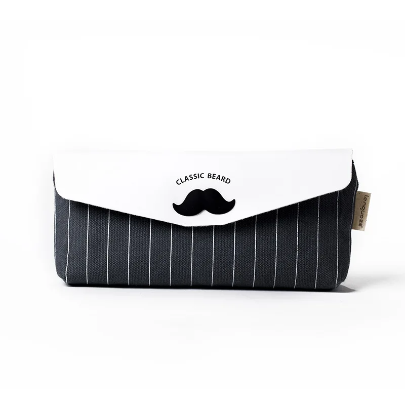 

Mr. Beard Pencil Case Korean Simple Creative Pen Bag Sweet Stationery School Supplies Pencils-case Writing Supplies Gift