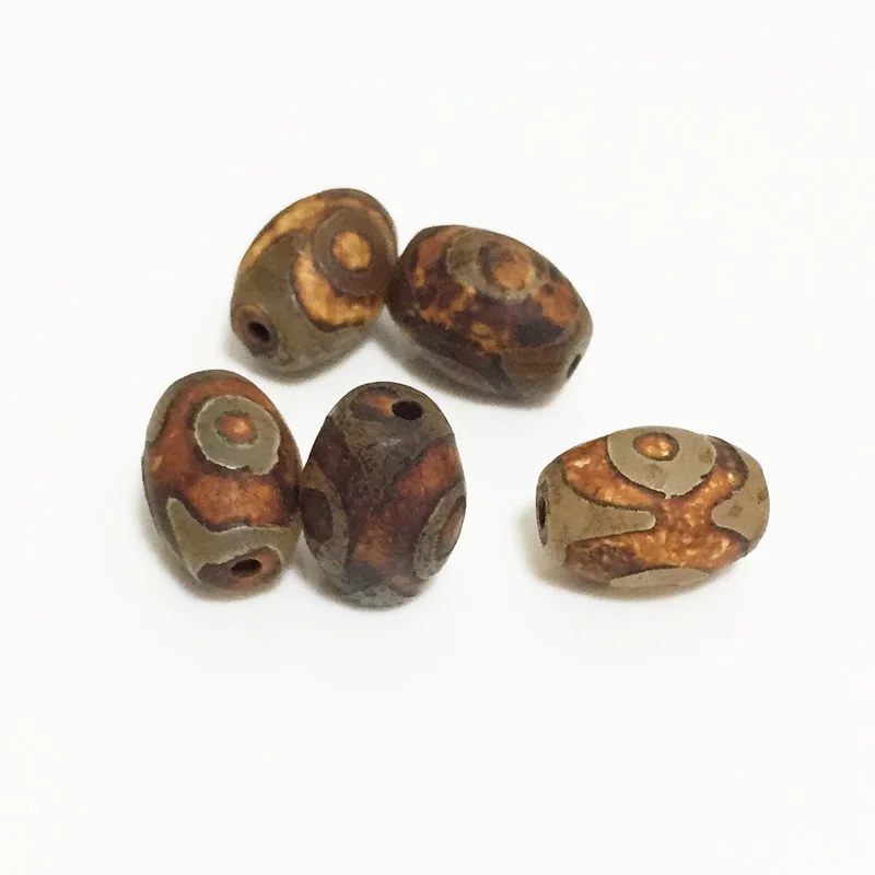 1 шт. ретро натуральный Тибетский дзи Агаты бусины ювелирные изделия DIY молитва