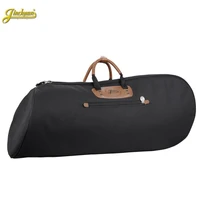 good quality professional protable waterproof 4 flat key baritone gig bag bass trumpet soft case cover shoulders with straps
