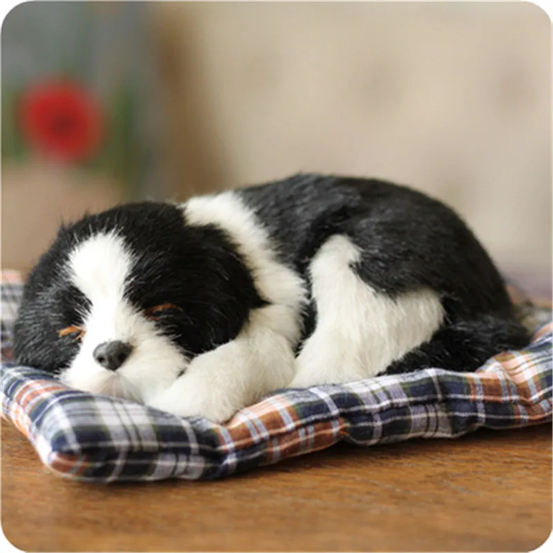 Мягкая Золотая игрушка собака милая Имитация животных поделки куклы плюшевая