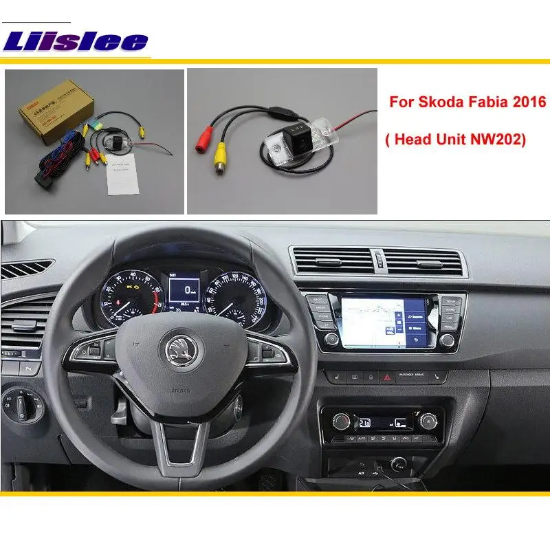 Liislee для Skoda Fabia NW202 оригинальный экран совместимый/Автомобильная камера заднего