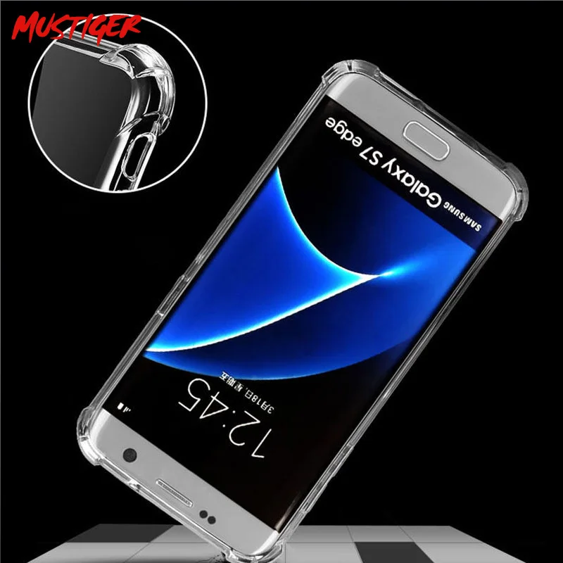 Противоударный Ясно Мягкие силиконовые чехлы для Samsung S8 Plus чехол телефон Обложка