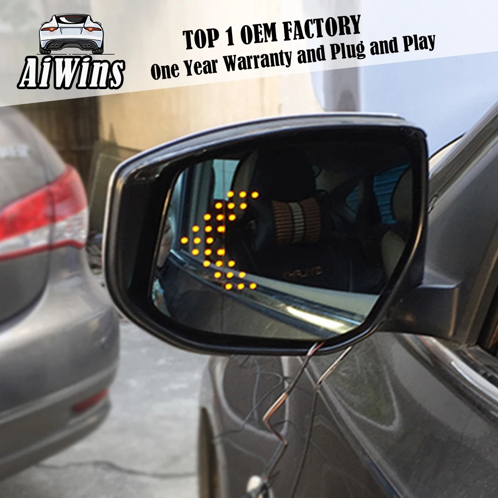Синее боковое зеркало заднего вида для Nissan Sylphy 2012-2017 Tiida 2016 2017 multi curvature glare proof turning