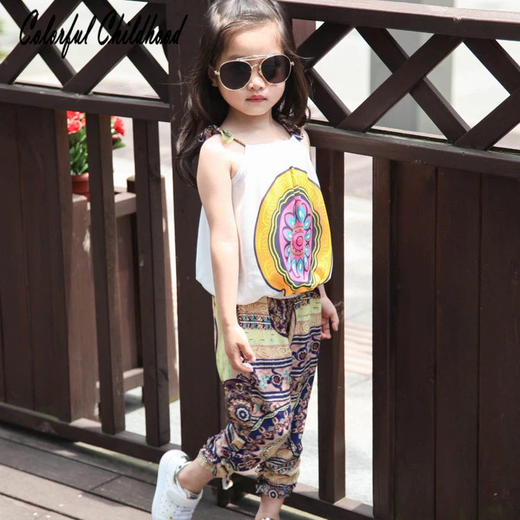 Комплекты для малышей Костюмы Обувь девочек комплект одежды маленьких летнее