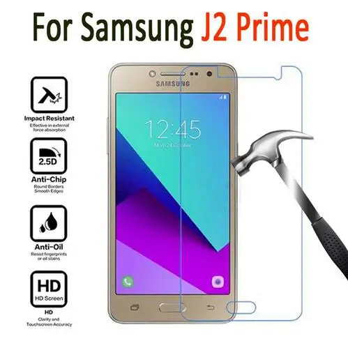 Закаленное стекло премиум класса 2.5D 0 26 мм 9H для Samsung Galaxy J2 Prime защитная пленка