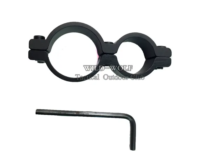 Двойное отверстие фонарик лазерный прицел баррель кольцо Крепление