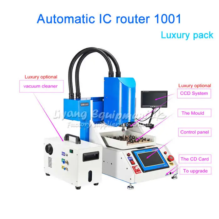 LY 1001 Автоматическая iphone чипов машины ремонт IC удаление маршрутизатор cnc