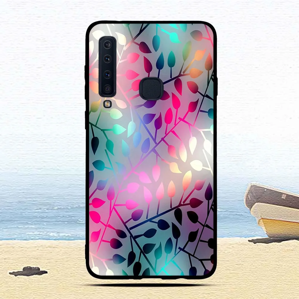 Чехол для телефона Samsung Galaxy A9 2018 силиконовый защитный чехол Star Pro черный матовый