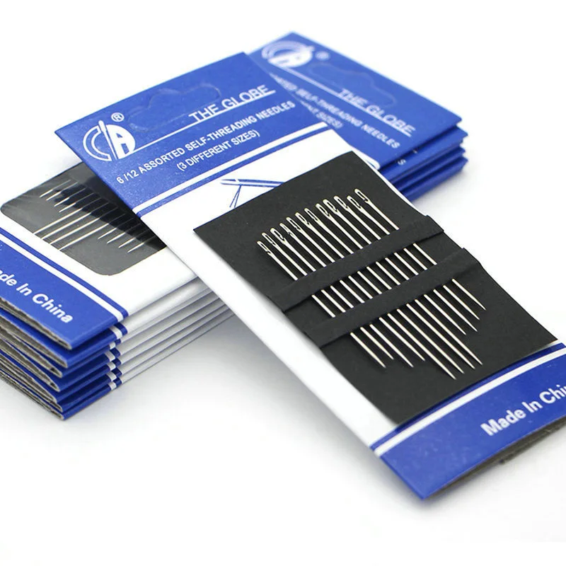 12 шт./лот срыгивающие иглы для женского рукоделия простой швейный инструмент