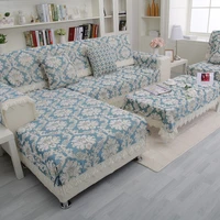 europe classical chenille sofa cushion four seasons sofacover lace sofa towel non slip leather chaise sofa slipcover customize