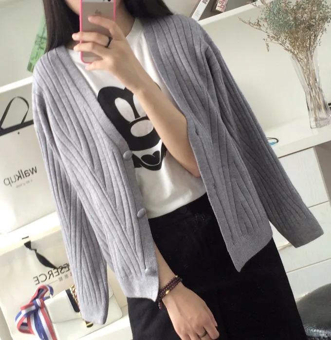 2017 Весна Лето Женщин Свитер Cardians Жилет Вязать Женский Хлопок Мягкий Эластичный
