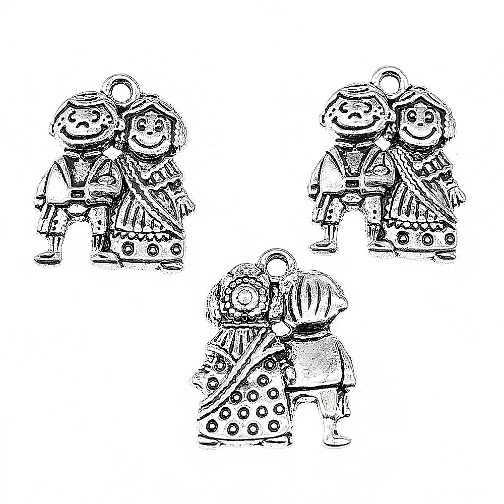 4 шт. Очаровательные Подвески для папы и мамы мальчиков девочек Античные