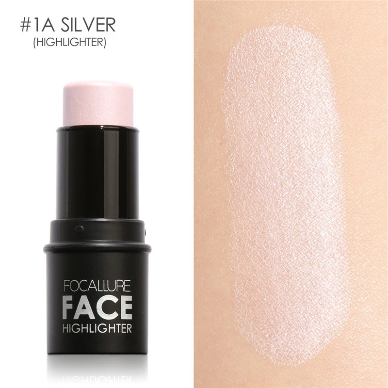 Focallure Shimmer Concealer Highlight &amp Contour Stick Makeup Face Powder Cream | Красота и здоровье