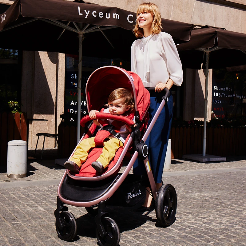Детская коляска Adorbaby P70 дорожная система с высокой посадкой складная сумка для