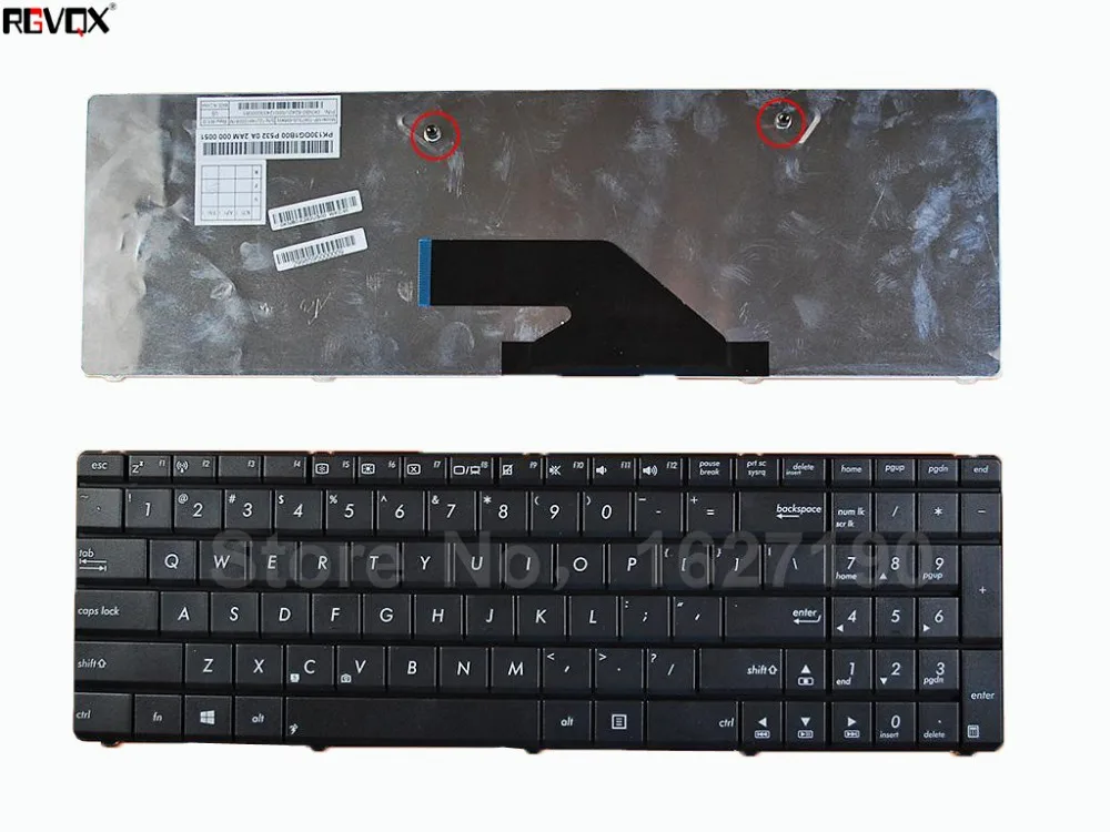 

New US Laptop Keyboard For ASUS K75 BLACK For Win8 Repair Notebook Replacement keyboards