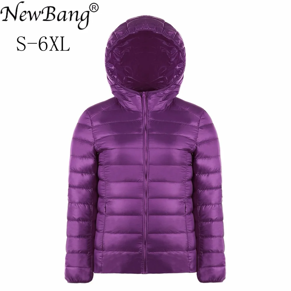 

Пуховик женский ультралегкий, портативная ветровка, размера плюс, 5XL, 6XL