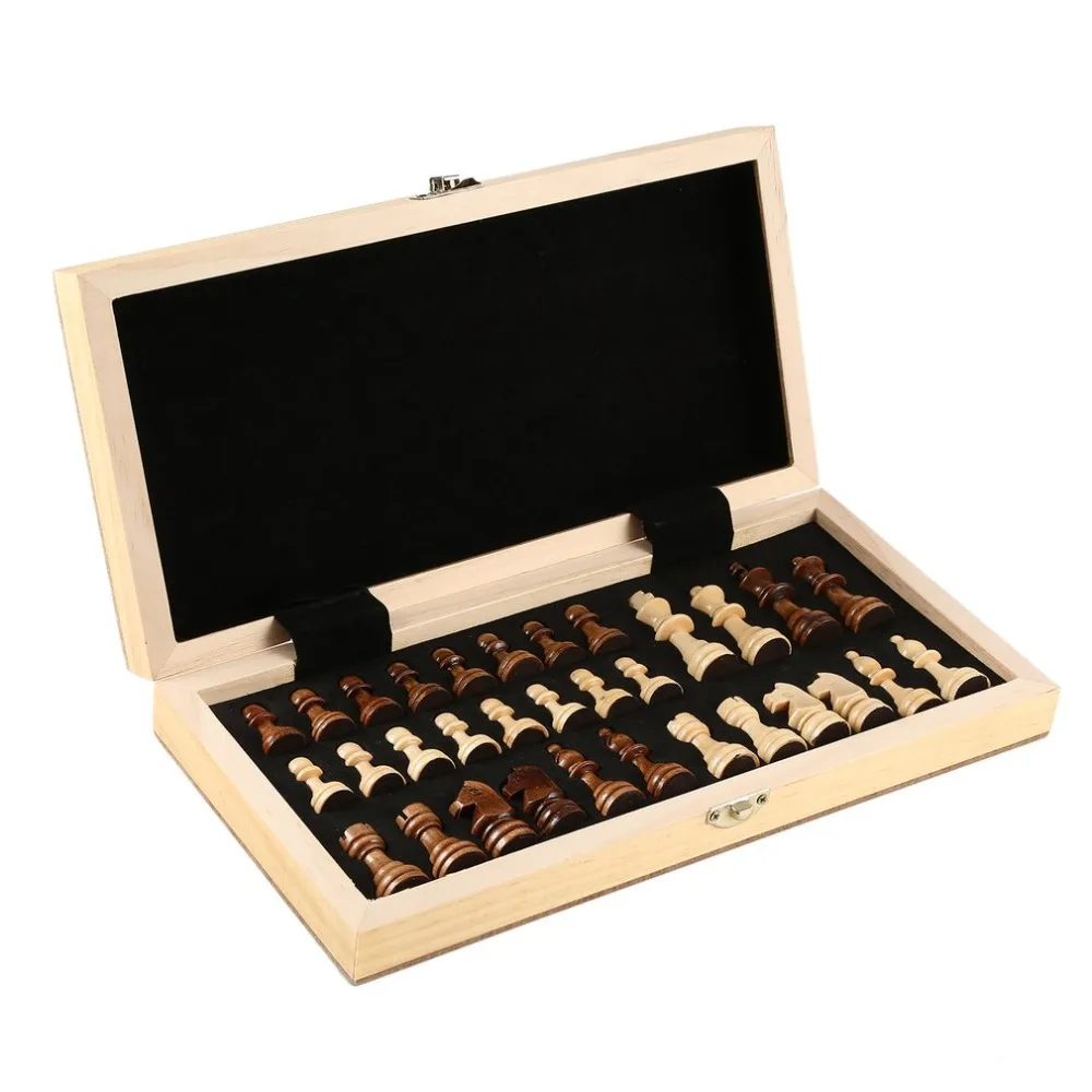 International Chess Set Teaching Competition Oversized Chessman Luxurious Premium Gift Box Solid Wood Board | Спорт и развлечения