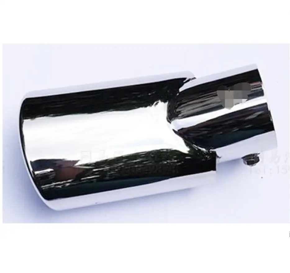 Для Toyota Land Cruiser Prado FJ150 2014-2016 2017 2018 Бесконтактный хромированный задний глушитель