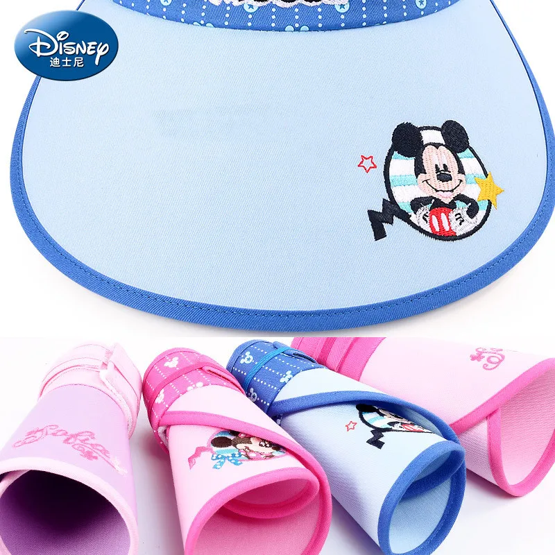 

2-pieces New Arrival Disney Boy Girl Cap Summer Empty Top Hat Petten For Mujer Cap With Straight Visor Splicing Sun Hat Sombrero
