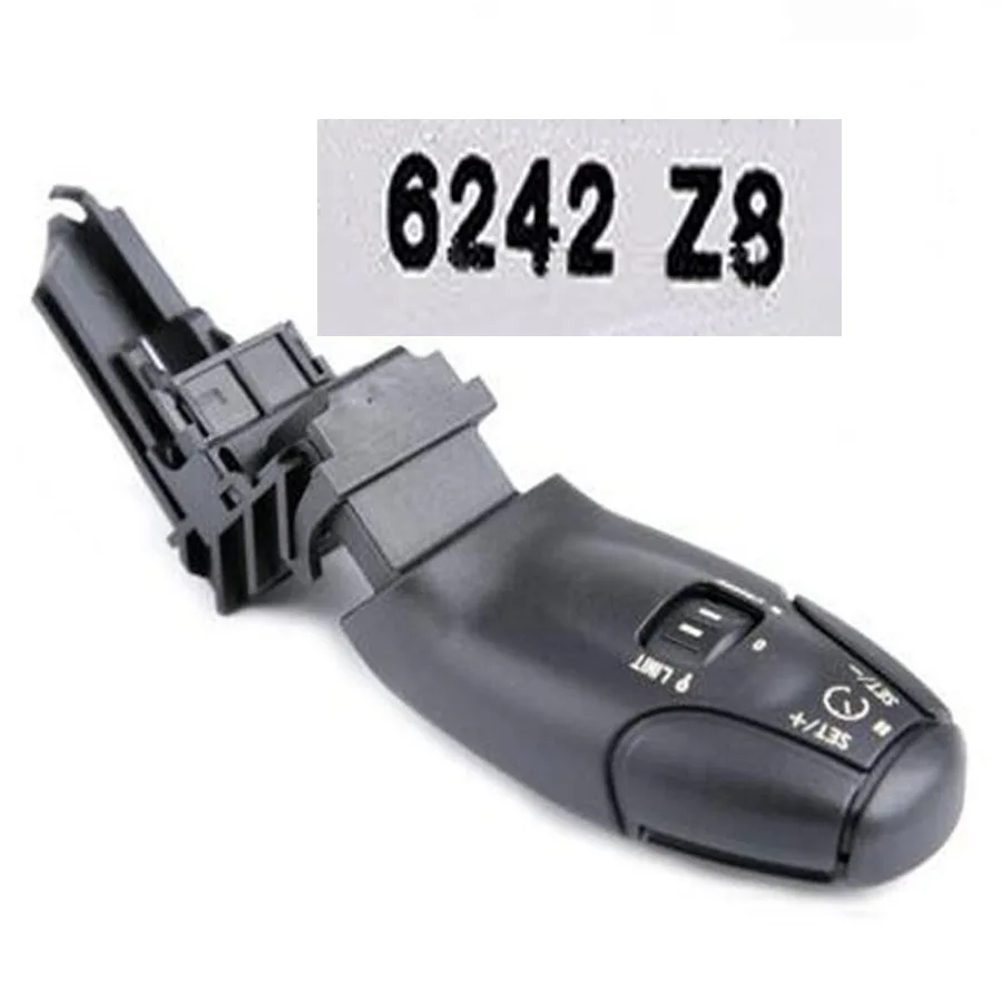 OE#6242Z8 для XSARA C2 C3 C5 для Citroen круиз Управление переключатель для peugeot 307308 408 206 406 407 6073008 круиз Управление ручка