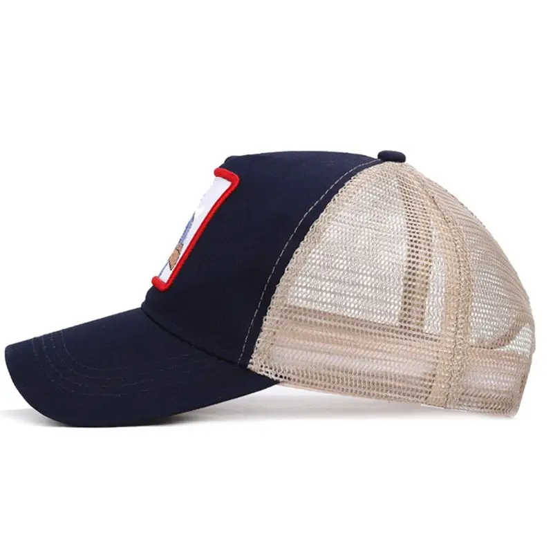Unisex Anime Football Player Embroidery Patch Baseball Cap Funny Novelty Hip Hop Harajuku Mesh Back Sports Snapback Trucker Hat |