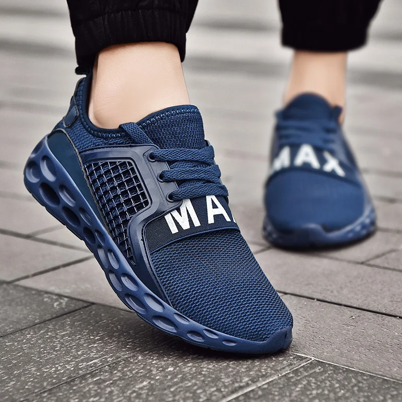 Кроссовки женские спортивные на шнуровке резиновая модная сетчатая обувь для