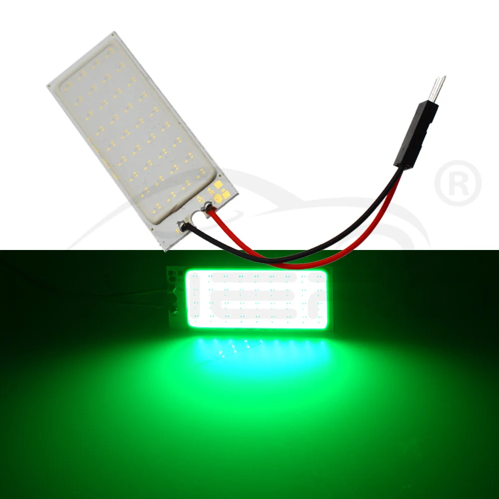 Акция T10 36 SMD COB белый/красный/желтый/синий светодиодный панель Супер авто интерьер чтения карта лампа светильник купольная гирлянда DC 12V