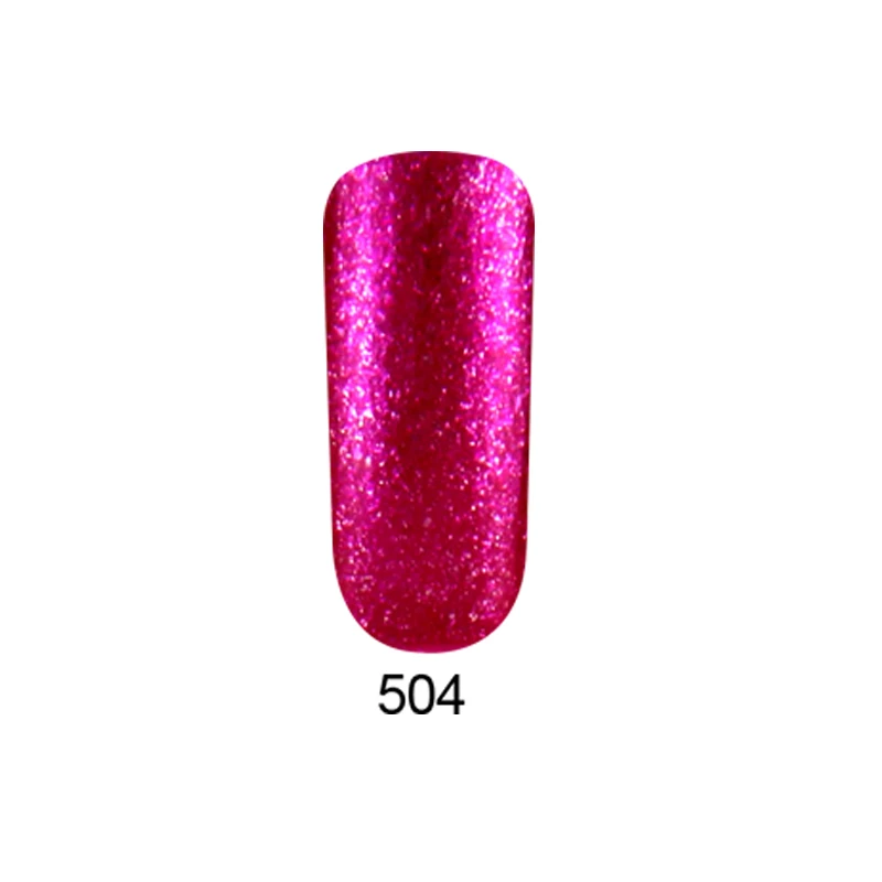504 KADITION New Super Color Gel Paints Crystal Lacquer Nail Art UV LED Soak Off Platinum Glitter Pearl Diamonds Gel Nail Polish - Цвет: 504