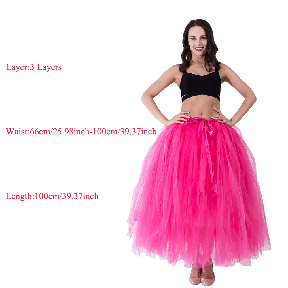 Юбка пачка Женская трехслойная плиссированная из тюля 100 см|long tulle skirt|fashion skirttulle