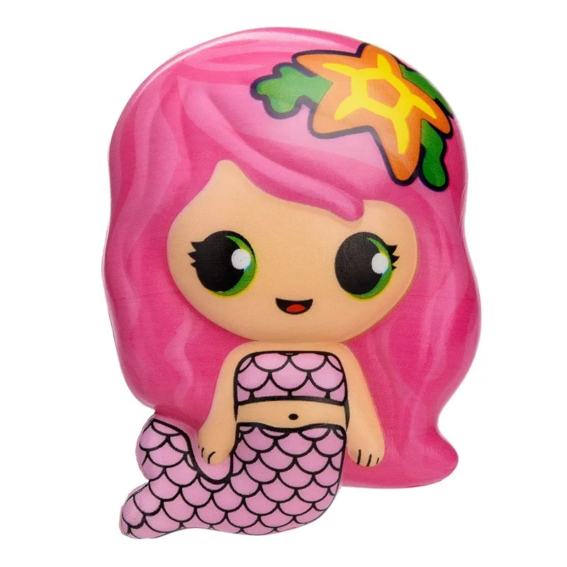 Милые игрушки для детей мягкие каваи русалка медленно восстанавливающая форму