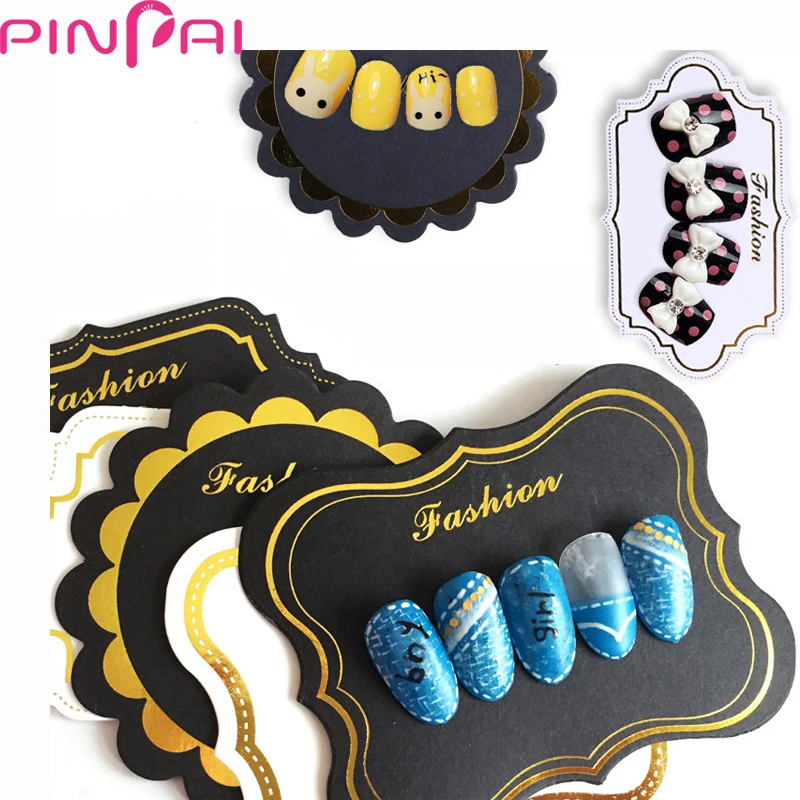 Nail Art Дисплей доска Типсы работы показаны карты 10 шт./пакет японский Стиль ногти
