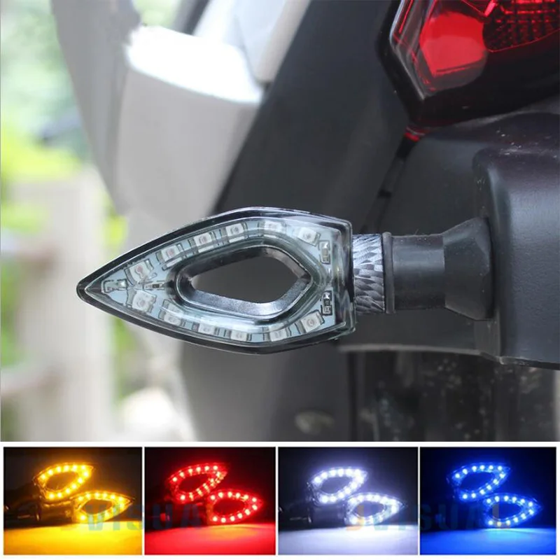 

2 шт. 12 светодиодный 12 В Универсальный мигающий мотоциклетный светильник с поворотным сигналом светильник с индикатором наивысшего качества светильник-мигалка велосипедная лампа разных цветов