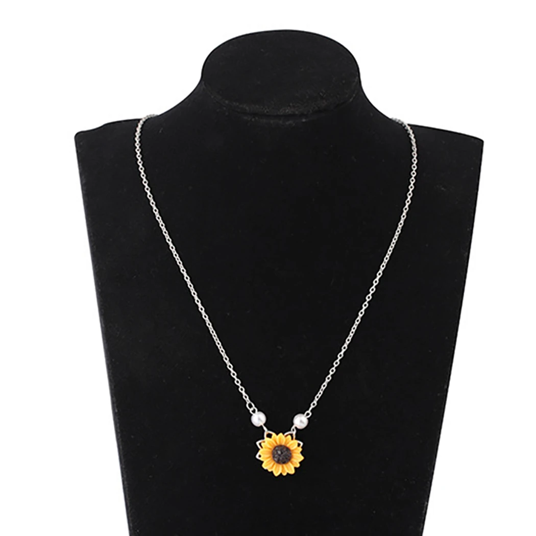 Женское Ожерелье в виде подсолнуха 3 шт.|Ожерелья с подвеской| |