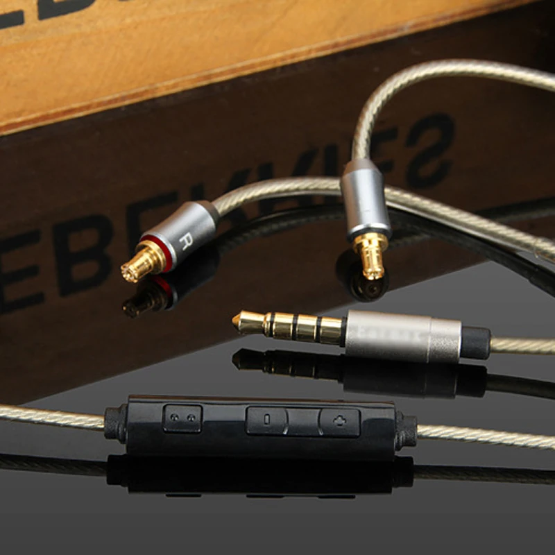 Кабель A2DC для ath-ls50 E40 LS70 LS200IS E70 CKR100 CKR90 CKS1100 наушники гарнитуры кабели с микрофоном для Android IOS