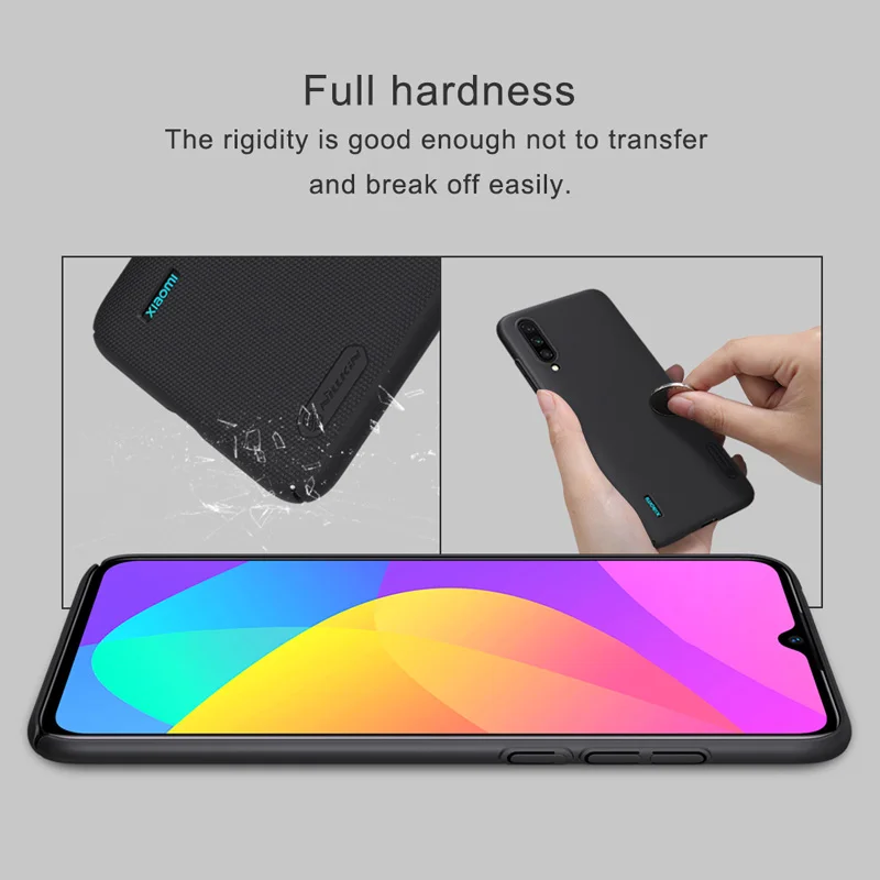 Nillkin матовый защитный чехол для Xiaomi CC9 CC9e Жесткий пластиковый Чехол