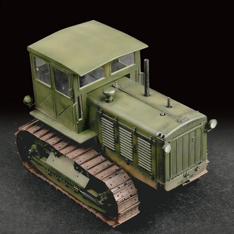 Trumpeter 07111 1/72 русский трактор с сборкой для кабины модель игрушки | Игрушки и хобби