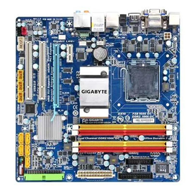 Оригинальная материнская плата для GIGABYTE GA EG45M UD2H G45 DDR2 LGA775 VGA + DVI HDMI|motherboard