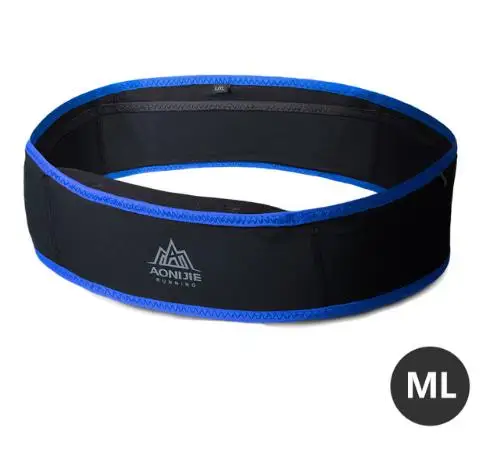 BLUE ML AONIJIE тонкий пояс для бега, сумка для бега, поясная сумка для путешествий, для денег, марафона, тренажерного зала, тренировки, фитнеса, 6,9, держатель для мобильного телефона W938 - Цвет: BLUE ML
