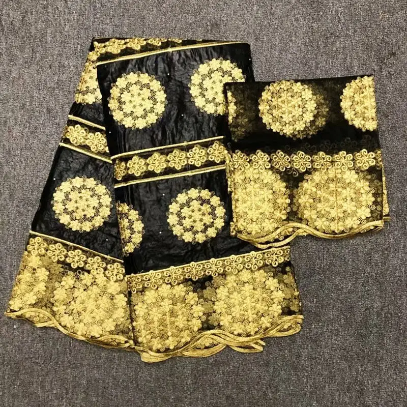 Африканский Черный Базен riche Ткань Высокое качество getzner brocade bazin ткань Гвинея