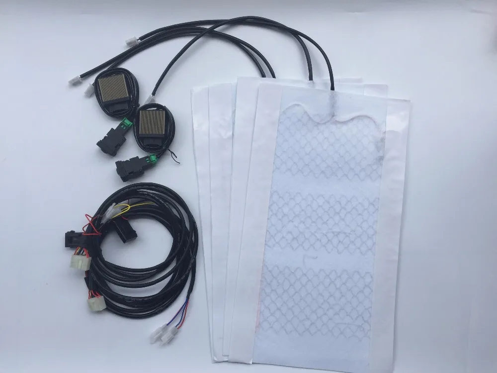 12V 2 места на сидение с подогревом, подогрев сидений fit Прадо, Corolla, RAV4, Reiz, Yaris, Camry, Корона EZ, Vios, Venza, Alphard, Scion, подогреватель автомобильного сиденья