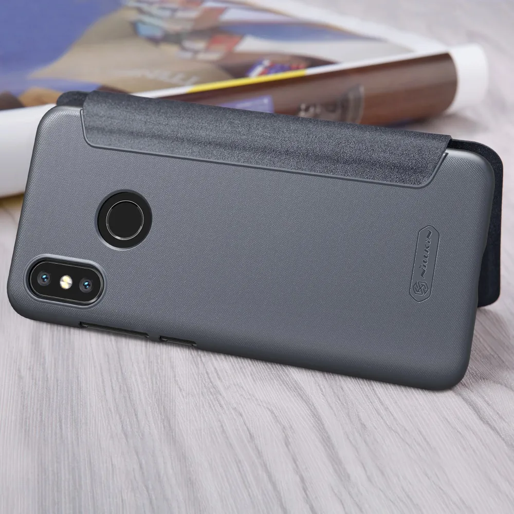 Кожаный чехол Nillkin для телефона Xiaomi Mi 8 SE чехлы с полным покрытием деловой