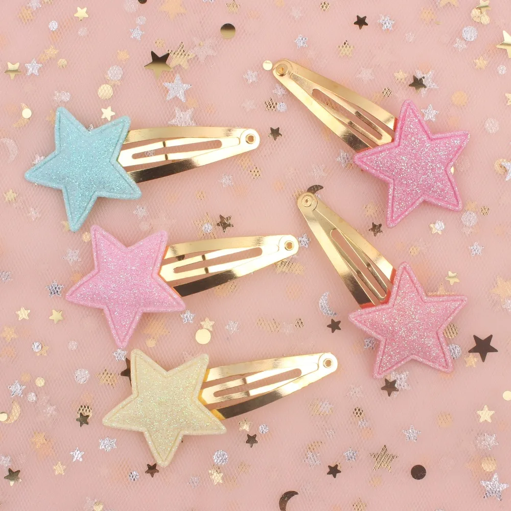 Новинка 2019 заколки с геометрическим рисунком пятиконечная звезда диаметр 30 мм