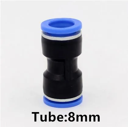 10 шт./партия пластиковые соединители для пневматических труб 8 мм|quick fitting|pneumatic