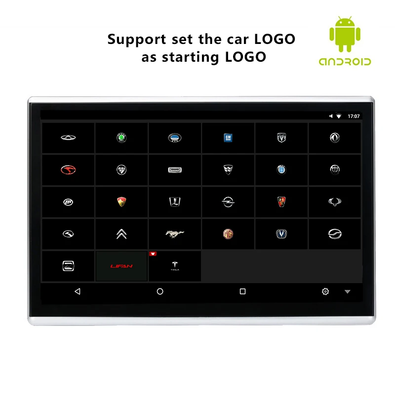 11,6 дюймов Android 6,0 Автомобильный подголовник монитор 1920*1080 HD 1080P видео сенсорный экран wifi/Bluetooth/USB/SD/HDMI/FM MP5 видеоплеер