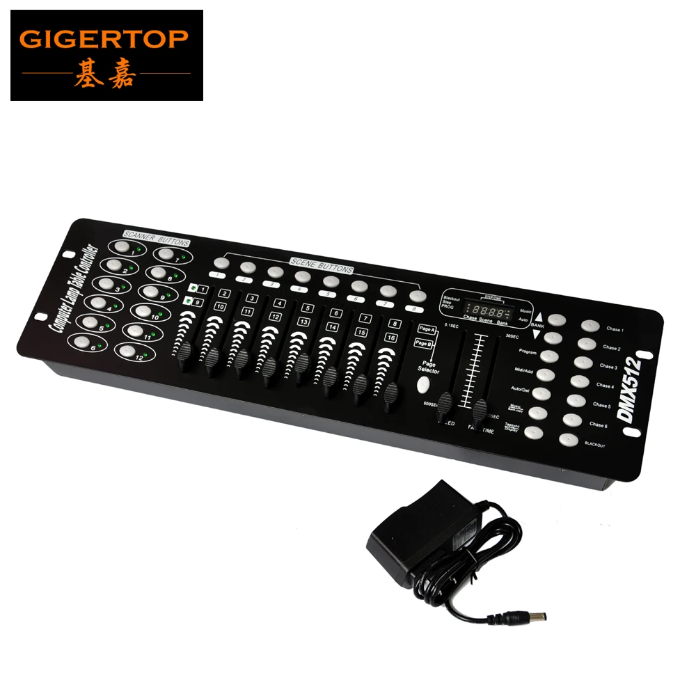 Светодиодная сценическая подсветка Gigertop DMX 512 контроллер уплотненный Размер