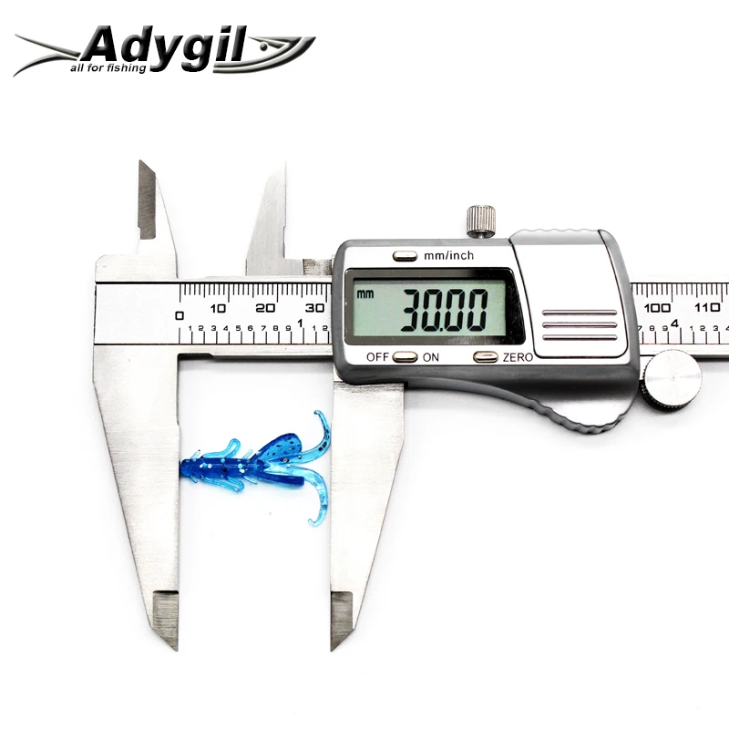 Приманка для рыбной ловли adyгил Мягкая приманка силиконовая ADSL102/HH30 10 шт. 30 мм 0 5