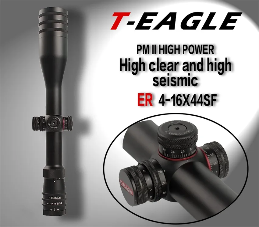 T-Eagle ER4-16X44SFIR тактический прицел AirRifle sniper охотничья Оптика Охотник прицел охотничий Пистолет Аксессуары
