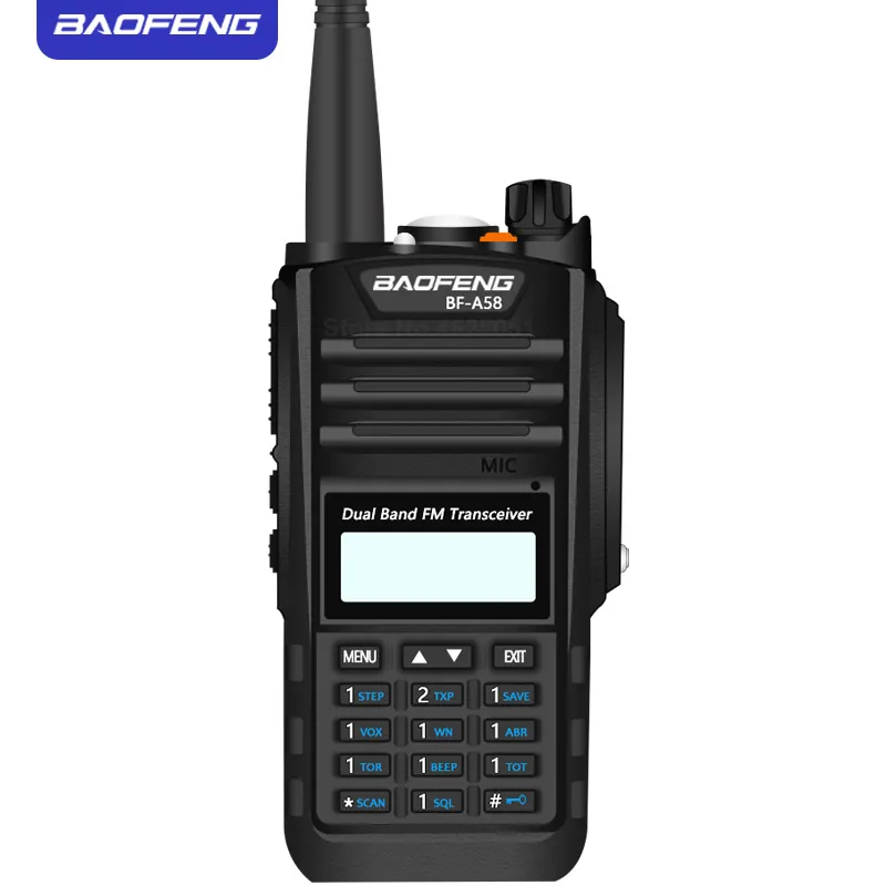 Baofeng водонепроницаемый UV-A58 рация 8 Вт UHF/VHF диапазон 5 км cb радио Двухдиапазонный