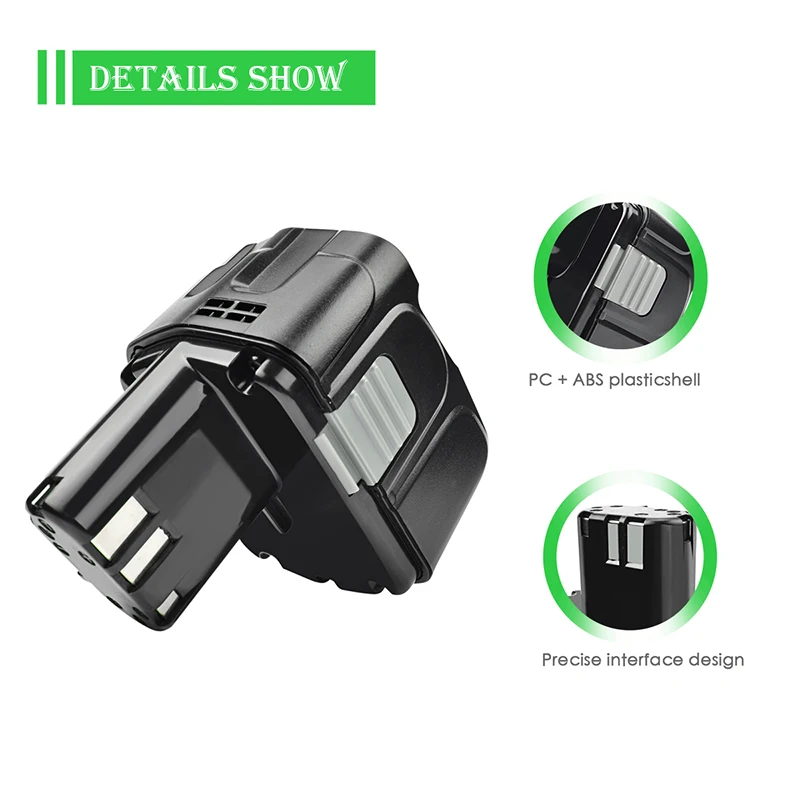 Литий ионный аккумулятор Powtree 14 4 В 3000 мАч для Hitachi BCL1430 CJ14DL DH14DL EBL1430 BCL1415
