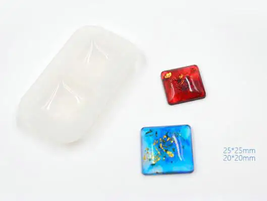 1480 Уф смолы бусины силиконовые формы DIY Ювелирные Кабошоны капли воды Круглый купол эпоксидной смолы Граненый Овальный Кристалл Плоская задняя часть шарика плесень - Цвет: 1480